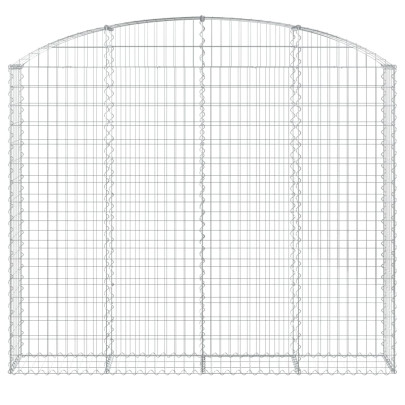 Coș Gabion Arcuit Fier Galvanizat 200x30x160/180 cm