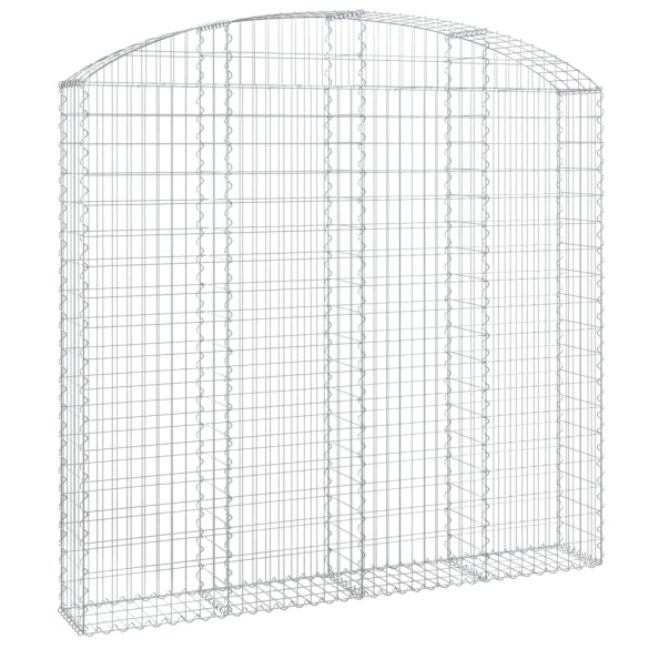 Coș Gabion Arcuit - Fier Galvanizat - 200x30x180/200cm