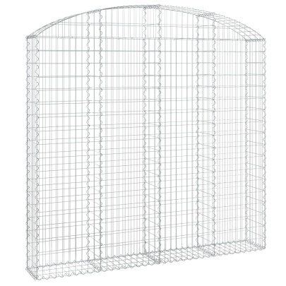 Coș Gabion Arcuit - Fier Galvanizat - 200x30x180/200cm