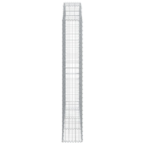 Coș Gabion Arcuit - Fier Galvanizat - 200x30x180/200cm