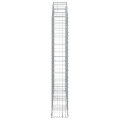 Coș Gabion Arcuit - Fier Galvanizat - 200x30x180/200cm