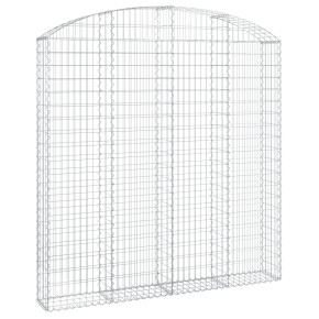Coș Gabion Arcuit 200x30x200/220 cm Fier Galvanizat 2