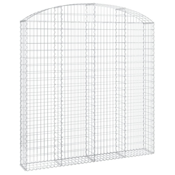 Coș Gabion Arcuit 200x30x200/220 cm Fier Galvanizat
