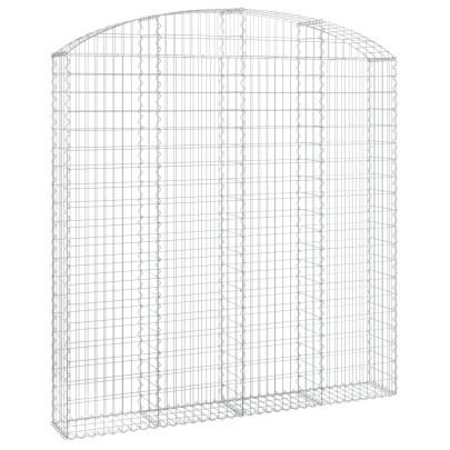 Coș Gabion Arcuit 200x30x200/220 cm Fier Galvanizat