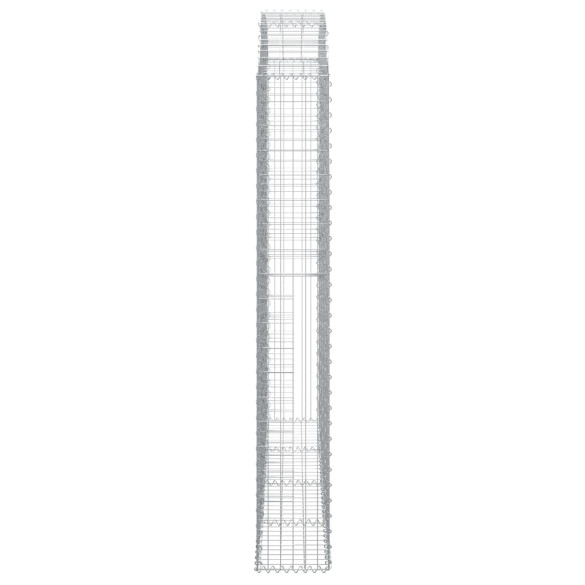 Coș Gabion Arcuit 200x30x200/220 cm Fier Galvanizat