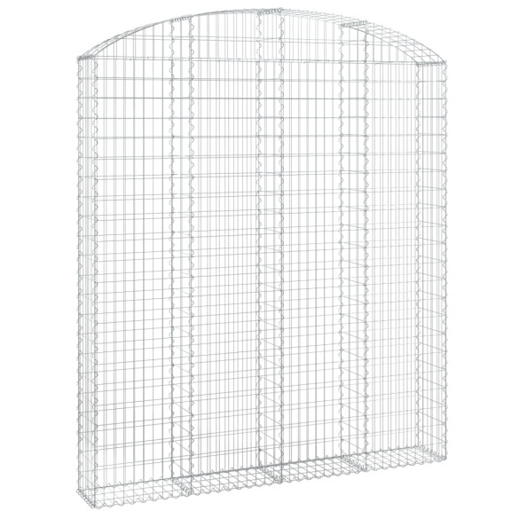 Coș Gabion Arcuit 200x30x220/240cm - Fier Galvanizat