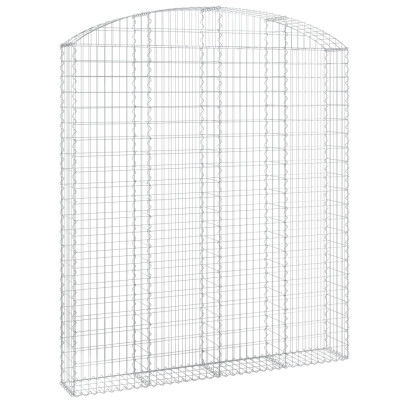 Coș Gabion Arcuit 200x30x220/240cm - Fier Galvanizat
