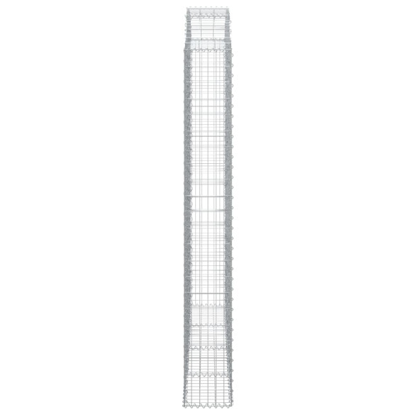 Coș Gabion Arcuit 200x30x220/240cm - Fier Galvanizat