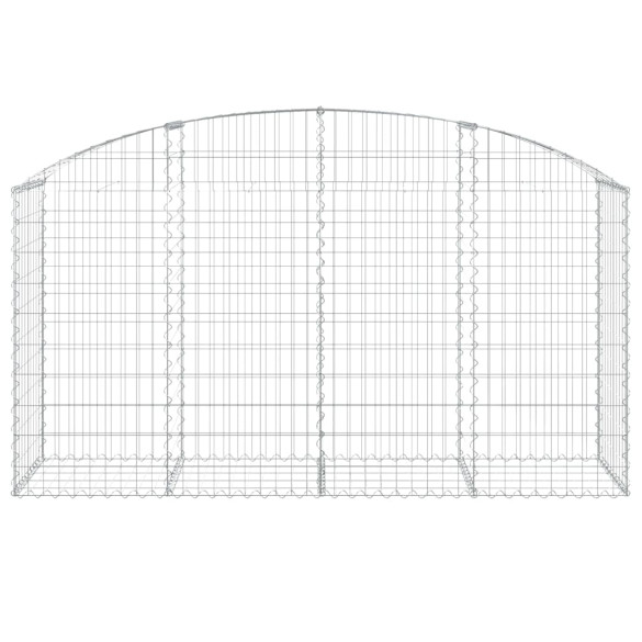 Coș Gabion Arcuit Fier Galvanizat | Livrare Gratuită