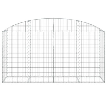 Coș Gabion Arcuit Fier Galvanizat | Livrare Gratuită