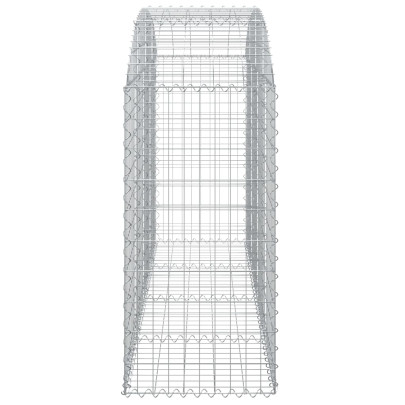 Coș Gabion Arcuit Fier Galvanizat | Livrare Gratuită