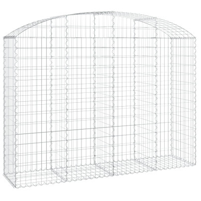 Coș Gabion Arcuit 200x50x140/160 cm - Fier Galvanizat