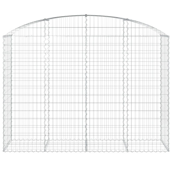 Coș Gabion Arcuit 200x50x140/160 cm - Fier Galvanizat