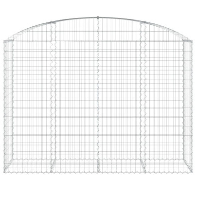Coș Gabion Arcuit 200x50x140/160 cm - Fier Galvanizat