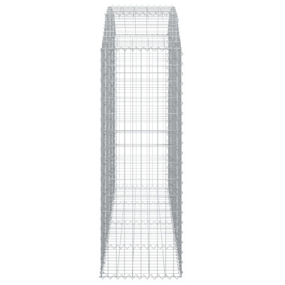 Coș Gabion Arcuit 200x50x140/160 cm - Fier Galvanizat