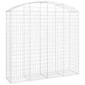 Coș Gabion Arcuit 200x50x180cm - Fier Galvanizat | Livrare Gratuită 2