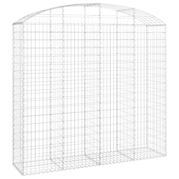 Coș Gabion Arcuit 200x50x180cm - Fier Galvanizat | Livrare Gratuită