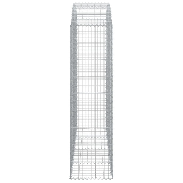 Coș Gabion Arcuit 200x50x180cm - Fier Galvanizat | Livrare Gratuită