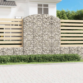 Coș Gabion Arcuit 200x50x220/240 cm - Fier Galvanizat