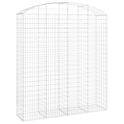Coș Gabion Arcuit 200x50x220/240 cm - Fier Galvanizat