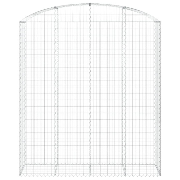 Coș Gabion Arcuit 200x50x220/240 cm - Fier Galvanizat