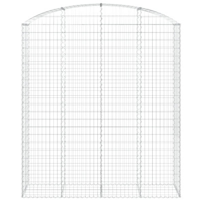 Coș Gabion Arcuit 200x50x220/240 cm - Fier Galvanizat