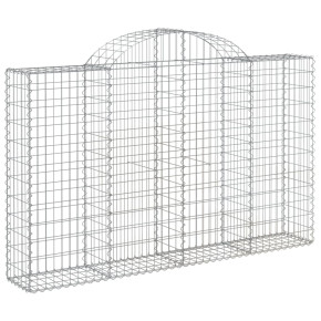 Coș Gabion Arcuit 200x30x120/140 cm Fier Galvanizat 2
