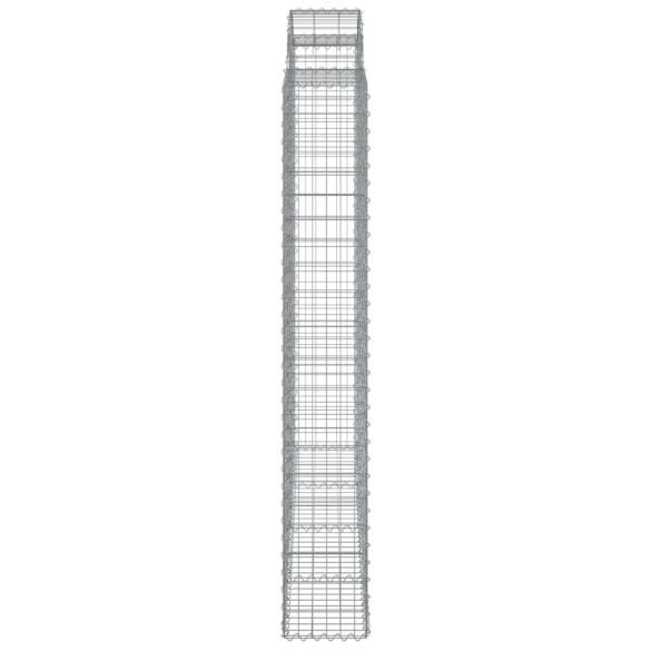 Coș Gabion Arcuit Fier Galvanizat 200x30x200/220 cm