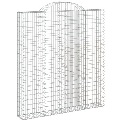 Coș Gabion Arcuit 200x30x220/240cm - Fier Galvanizat