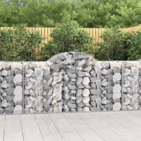 Coș Gabion Arcuit Fier Galvanizat | Livrare Gratuită