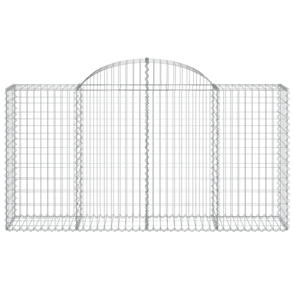 Coș Gabion Arcuit Fier Galvanizat | Livrare Gratuită