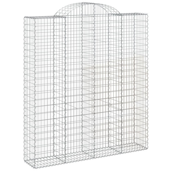 Coș Gabion Arcuit - 200x50x220/240 cm - Fier Galvanizat