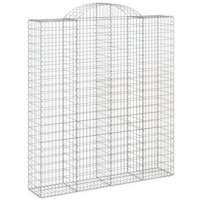 Coș Gabion Arcuit - 200x50x220/240 cm - Fier Galvanizat