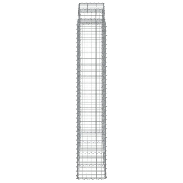 Coș Gabion Arcuit - 200x50x220/240 cm - Fier Galvanizat