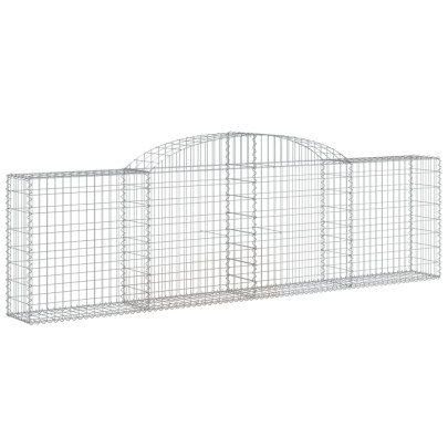 Coș Gabion Arcuit 300x30x80/100 cm - Fier Galvanizat