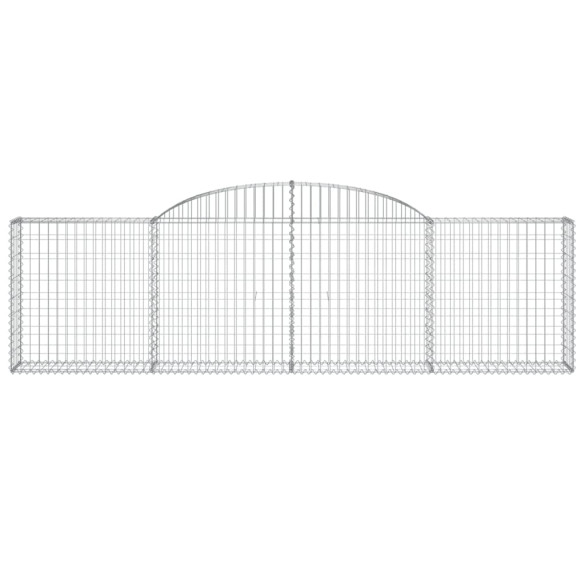 Coș Gabion Arcuit 300x30x80/100 cm - Fier Galvanizat