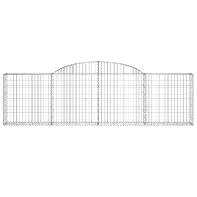 Coș Gabion Arcuit 300x30x80/100 cm - Fier Galvanizat