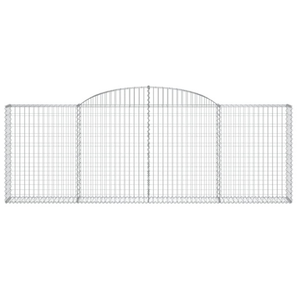 Coș Gabion Arcuit 300x30x100/120 cm - Fier Galvanizat
