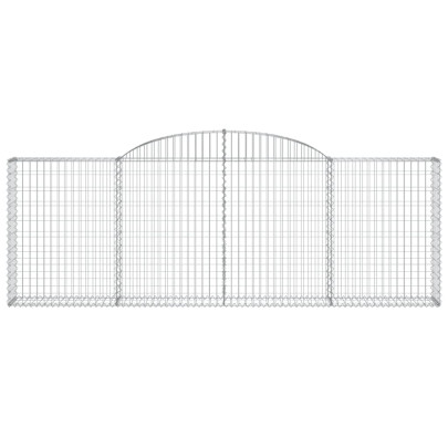 Coș Gabion Arcuit 300x30x100/120 cm - Fier Galvanizat