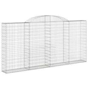 Coș Gabion Arcuit 300x30x140/160 cm - Fier Galvanizat 2
