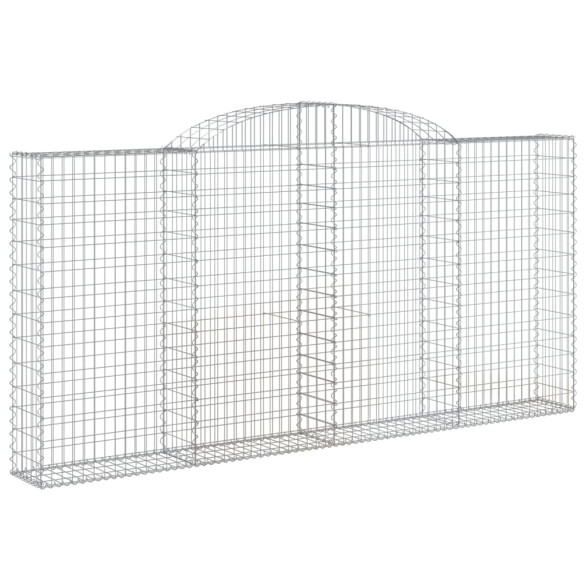 Coș Gabion Arcuit 300x30x140/160 cm - Fier Galvanizat