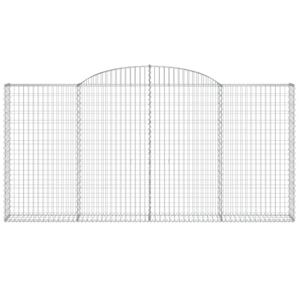 Coș Gabion Arcuit 300x30x140/160 cm - Fier Galvanizat