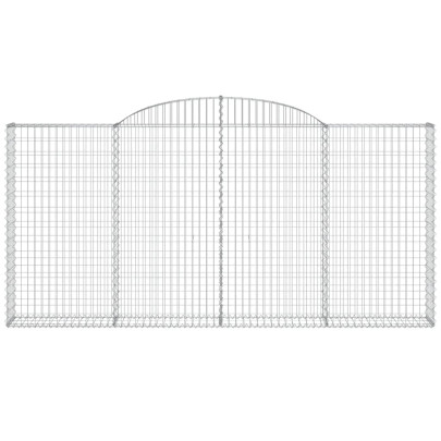 Coș Gabion Arcuit 300x30x140/160 cm - Fier Galvanizat