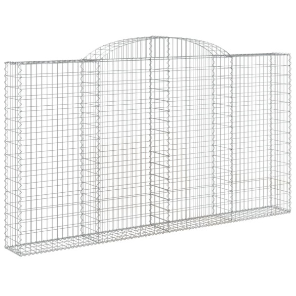Coș Gabion Arcuit - 300x30x160/180 cm - Fier Galvanizat