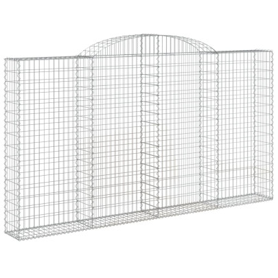 Coș Gabion Arcuit - 300x30x160/180 cm - Fier Galvanizat