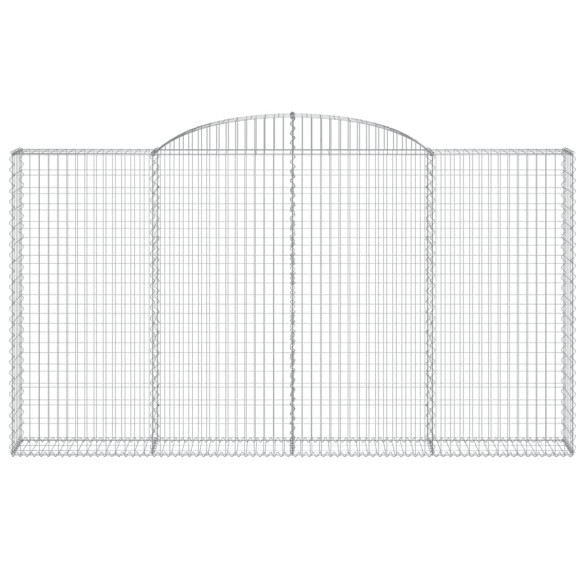Coș Gabion Arcuit - 300x30x160/180 cm - Fier Galvanizat