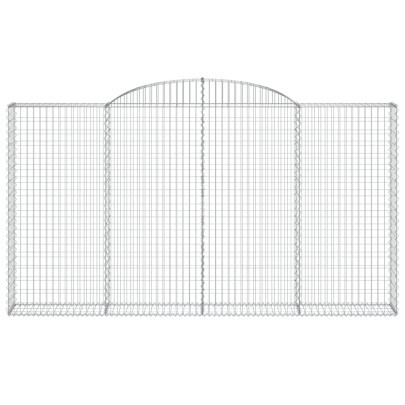 Coș Gabion Arcuit - 300x30x160/180 cm - Fier Galvanizat