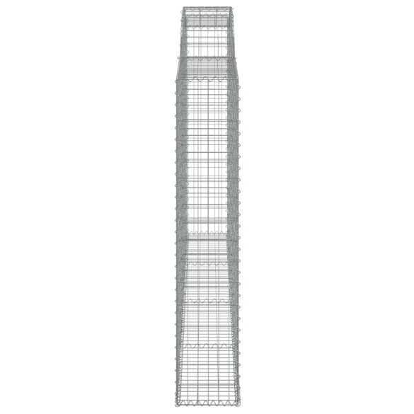 Coș Gabion Arcuit - 300x30x160/180 cm - Fier Galvanizat