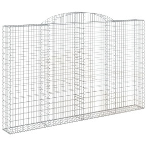Coș Gabion Arcuit Fier Galvanizat | Barieră Decorativă Grădină 2