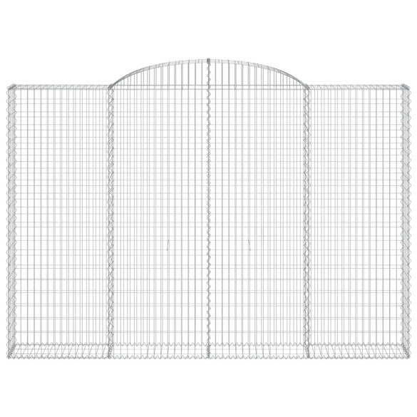 Coș Gabion Arcuit 300x30x200cm - Fier Galvanizat